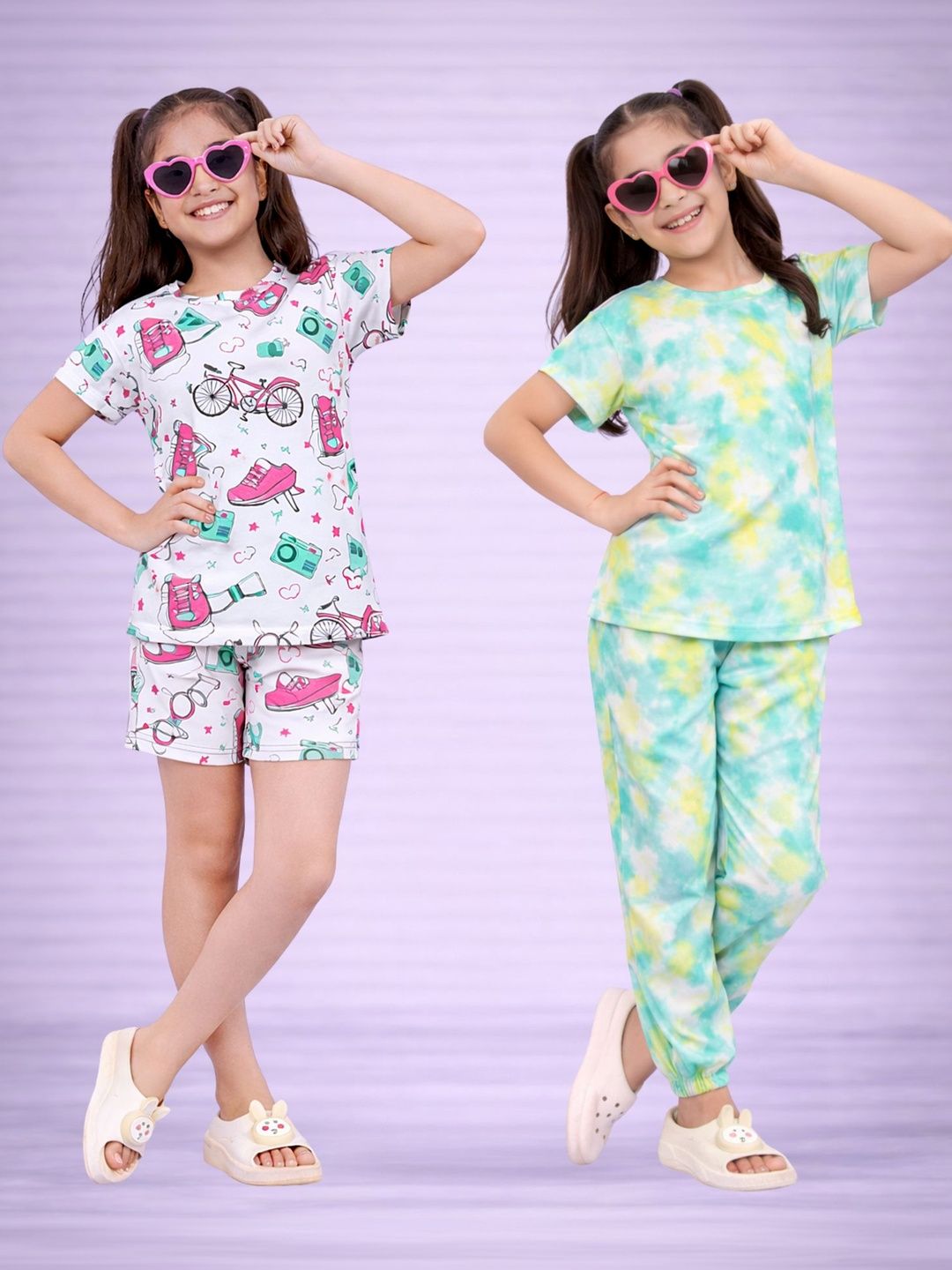 BAESD Girls Printed Nightdress-picture-18