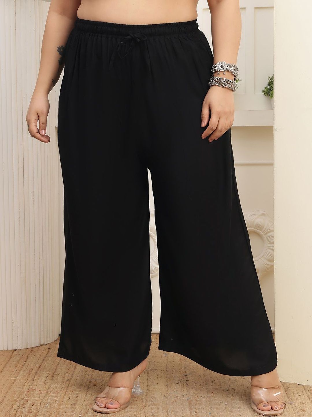 LEGITLOOKS Women Flared Ethnic Palazzos-picture-19
