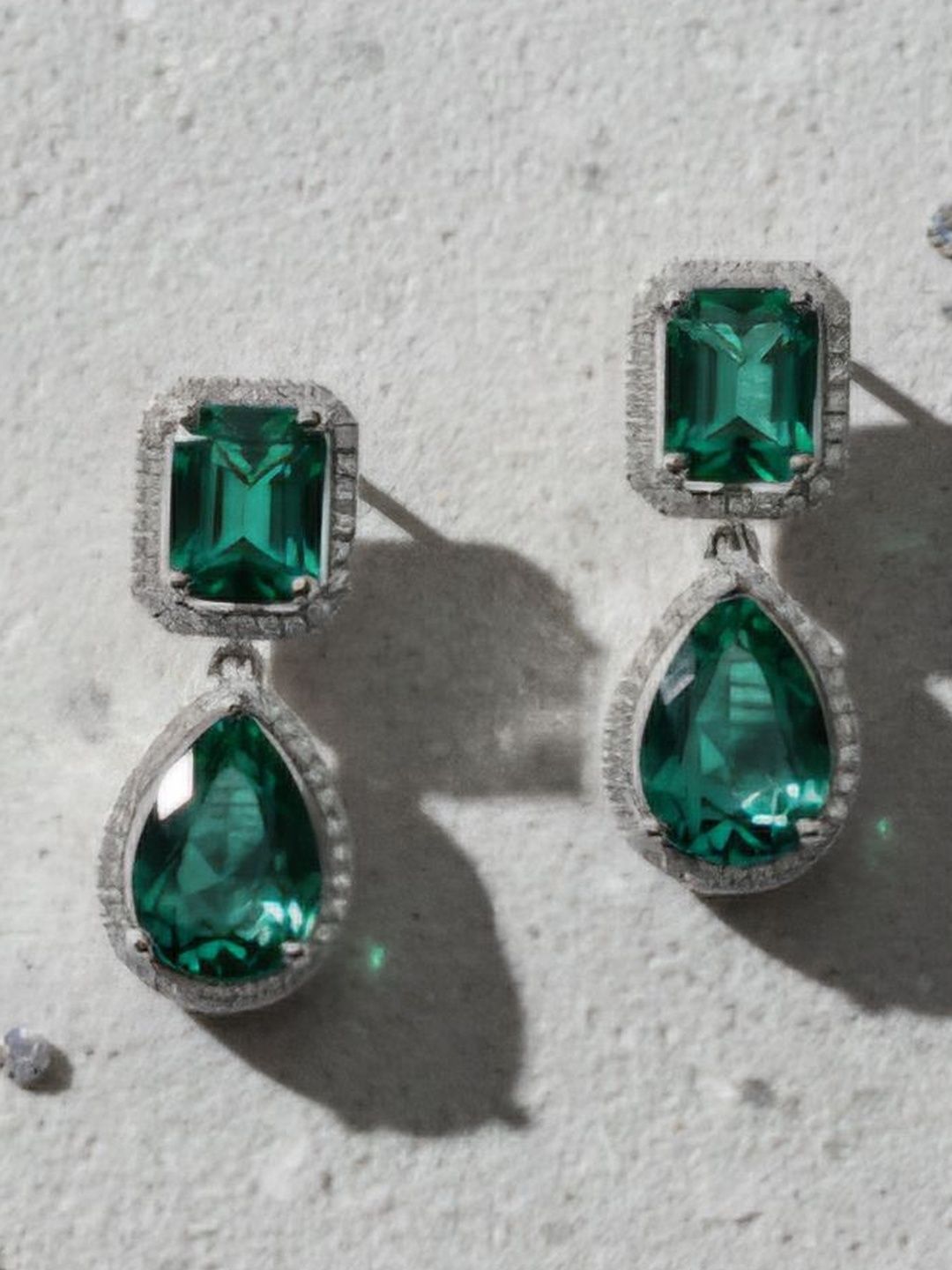 Raza Geometric Drop Earrings