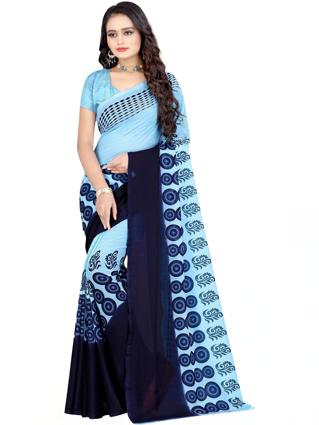 SZN Poly Georgette Saree-picture-20