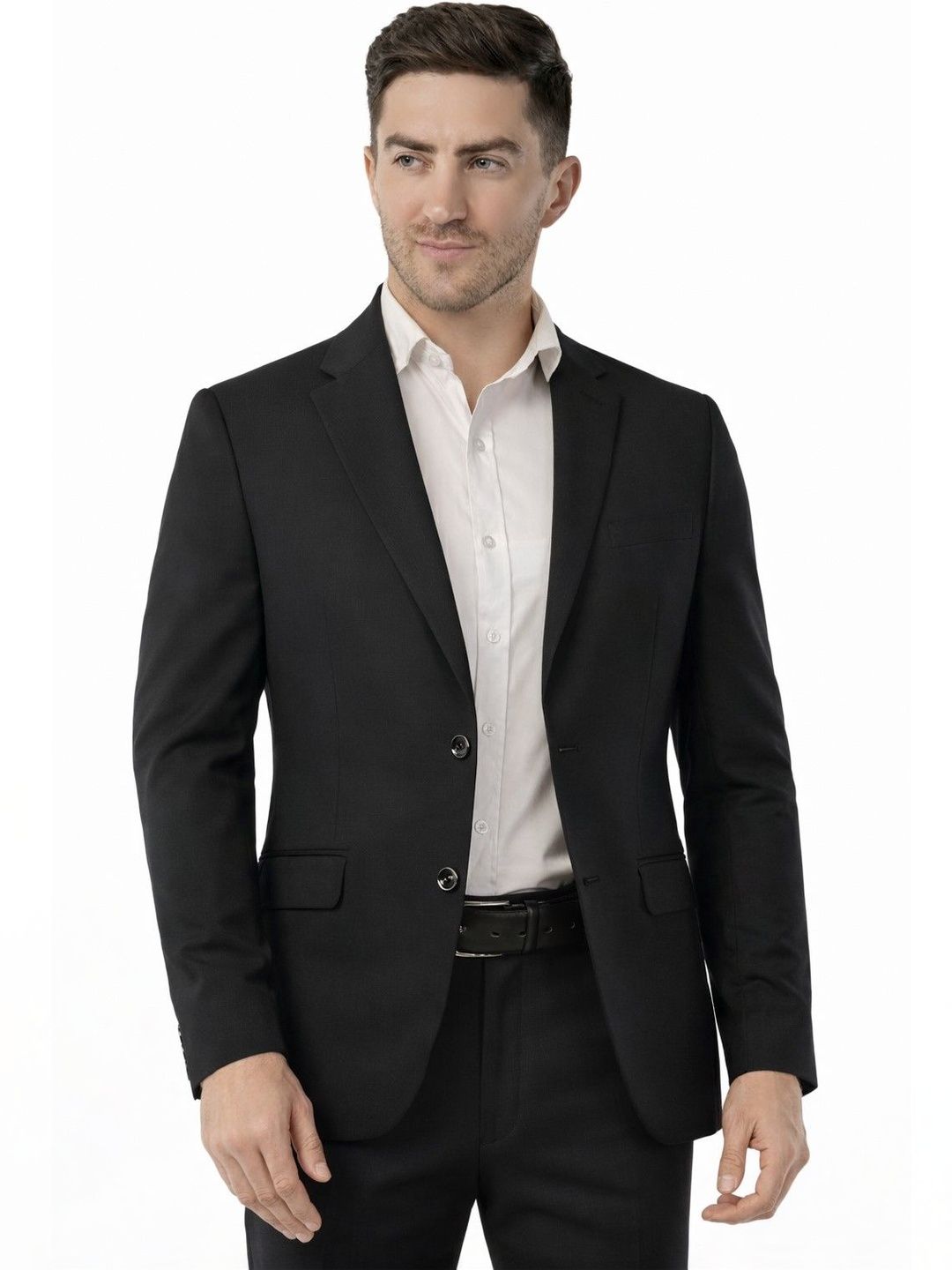 Integration Notched Lapel Single-Breasted Slim Fit Blazers