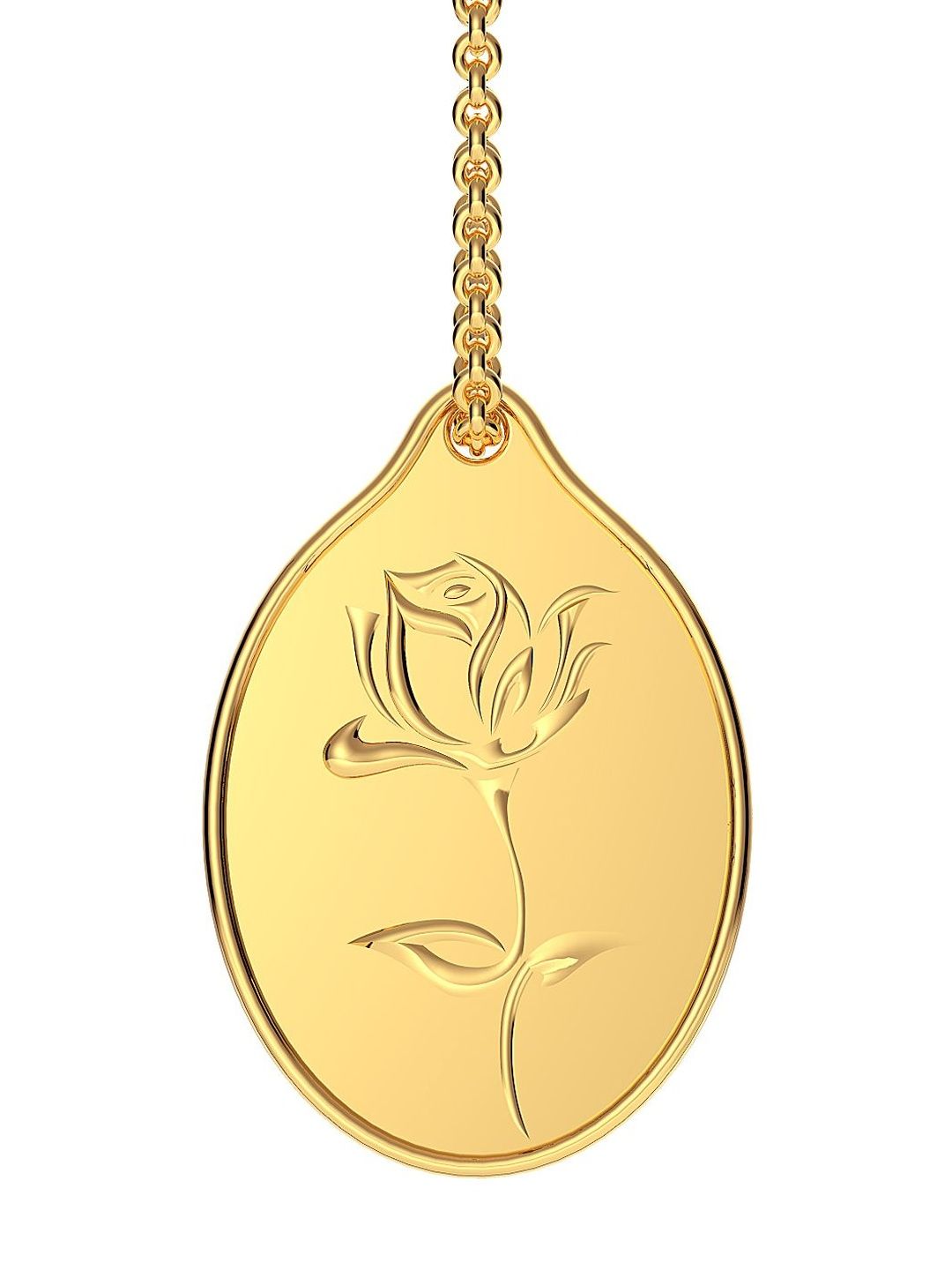 Malabar Gold & Diamonds 24KT Rose 999 Gold Coin Cum Pendant - 1g-picture-38