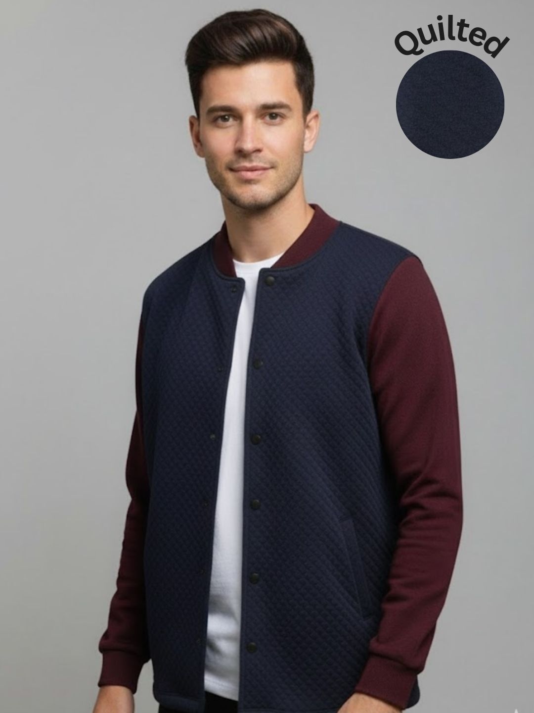 Metronaut Men Colourblocked Lightweight Bomber Jacket-picture-24