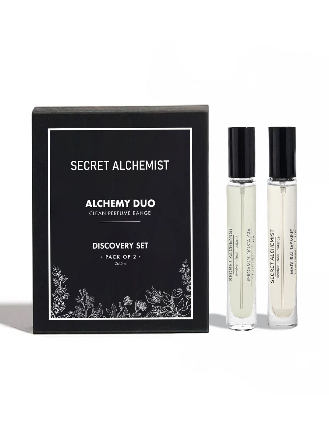 Secret Alchemist Set Of 2 Madurai Jasmine & Bergamot Nostalgia Perfume- 15 ml Each-picture-49