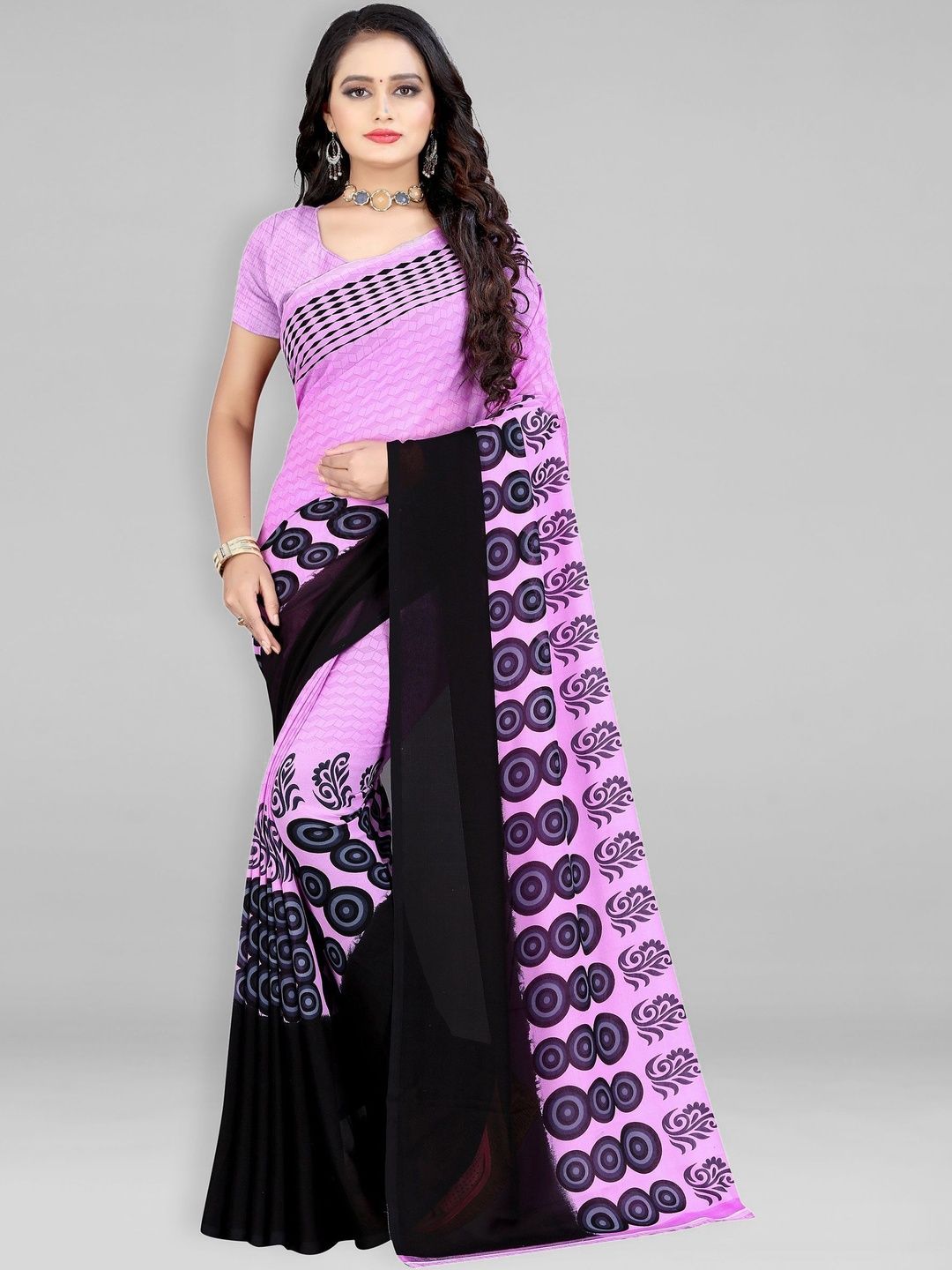 SZN Poly Georgette Saree-picture-36