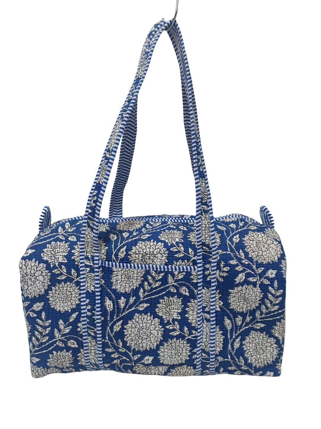 DORAYA Printed Cotton Quilted Duffel Bag-picture-16