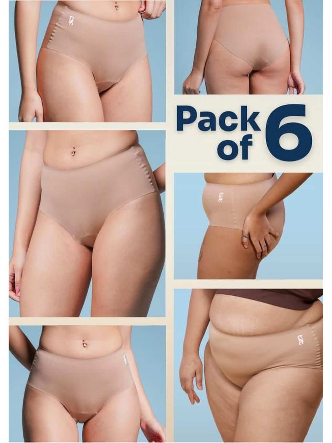 Tilt Women Anti Microbial Seamless Basic Briefs-picture-37