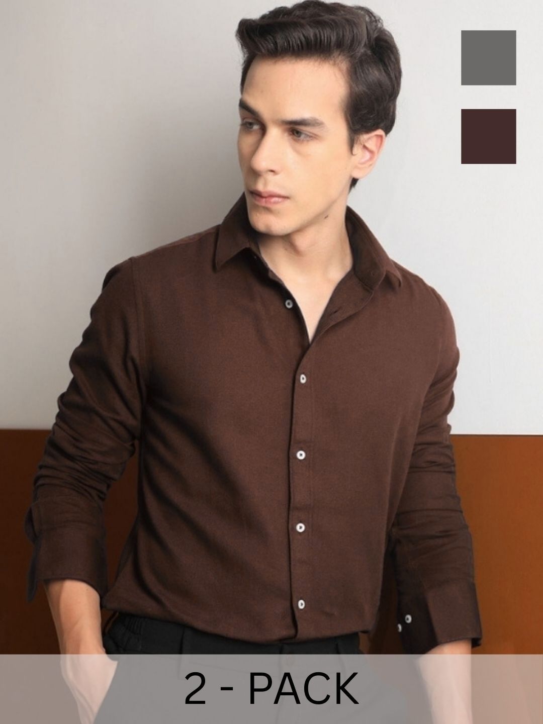 URBANICE Men Premium Slim Fit Formal Shirt-picture-22