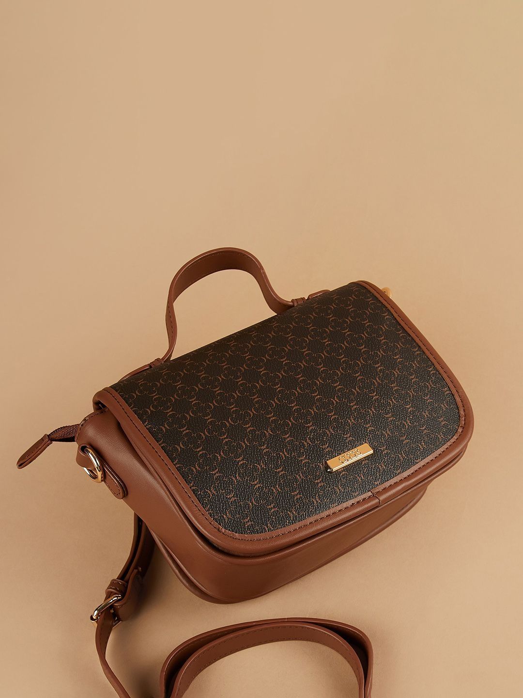 CODE by Lifestyle Printed PU Sling Bag-picture-20