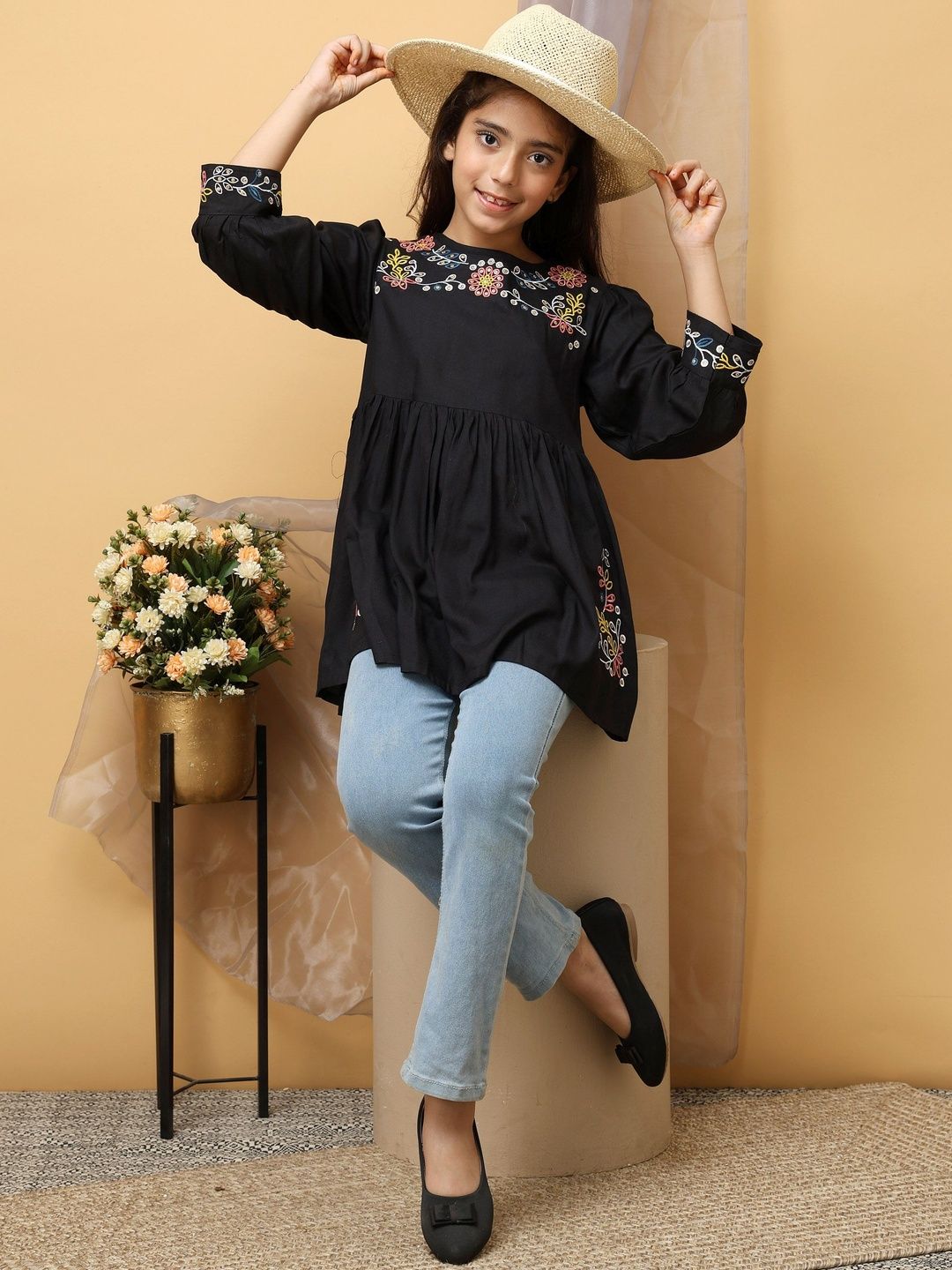 HERE&NOW Girls Viscose Rayon Tops-picture-15