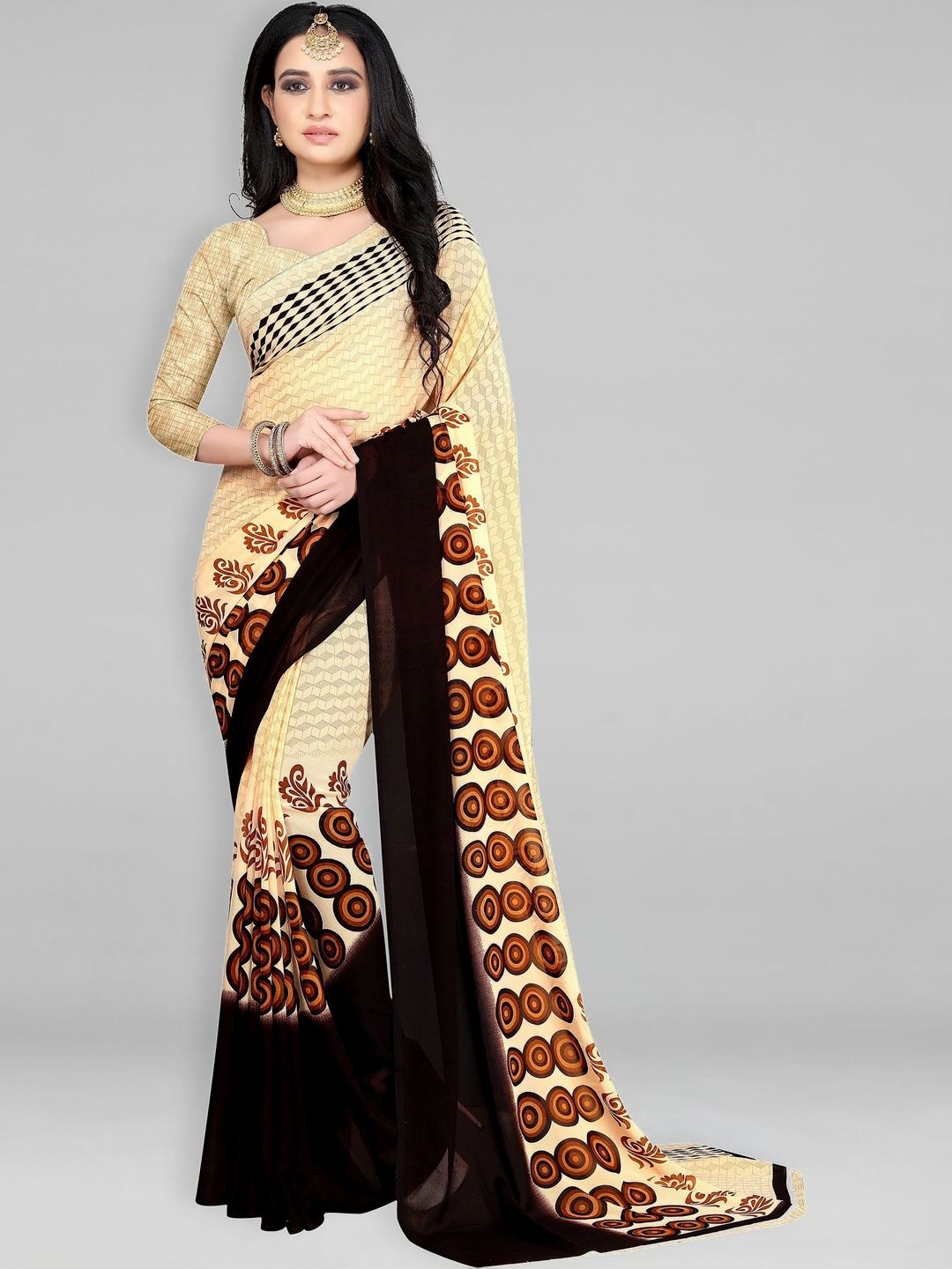 SZN Poly Georgette Saree-picture-28