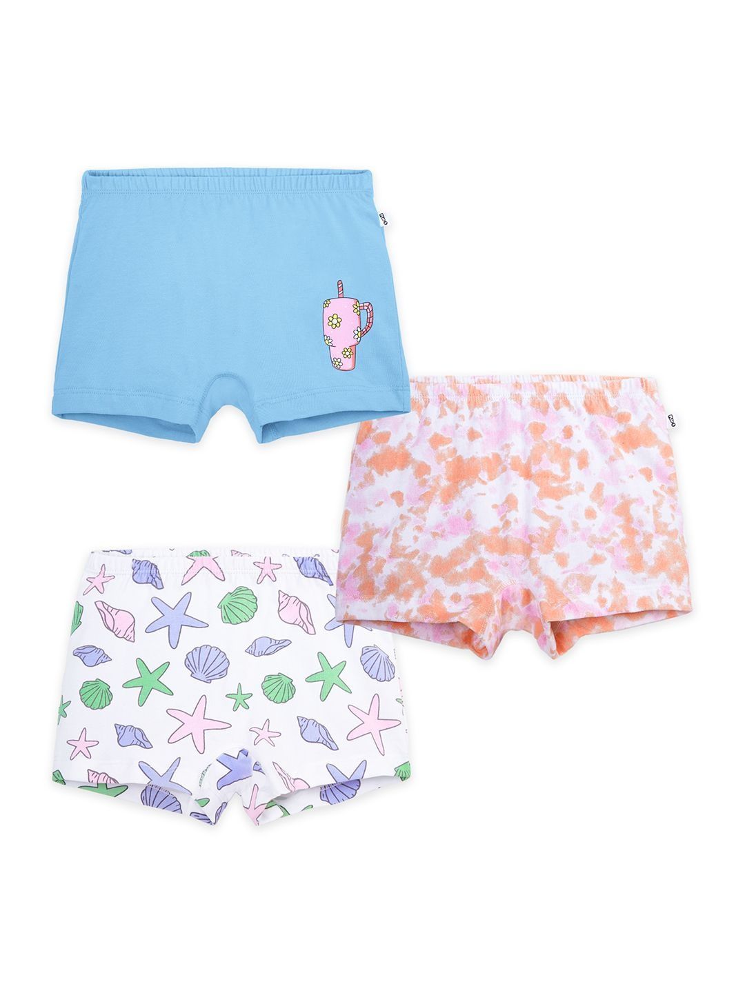You Got Plan B Pack of 3 Girls Printed Cotton Boxers-picture-20