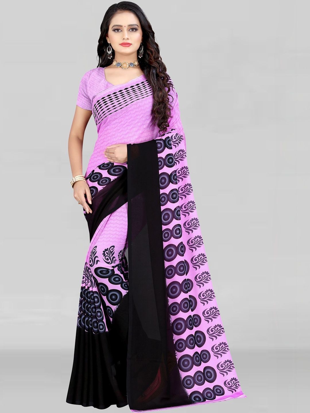 SZN Poly Georgette Saree-picture-38