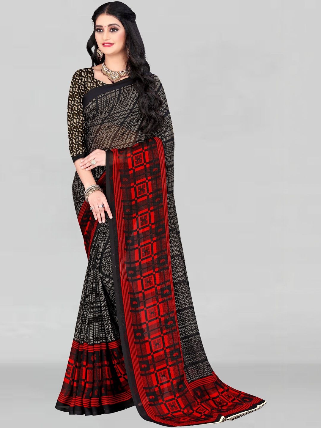 SZN Poly Georgette Heavy Work Saree-picture-37