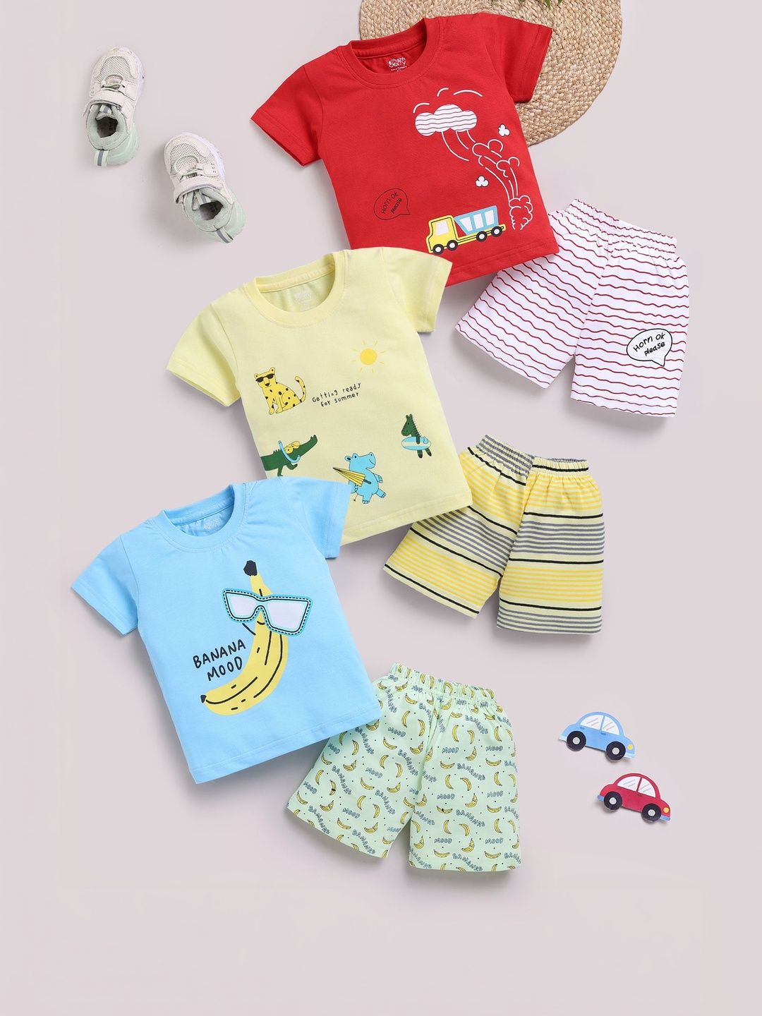 Toonyport Boys Printed T-shirt with Shorts