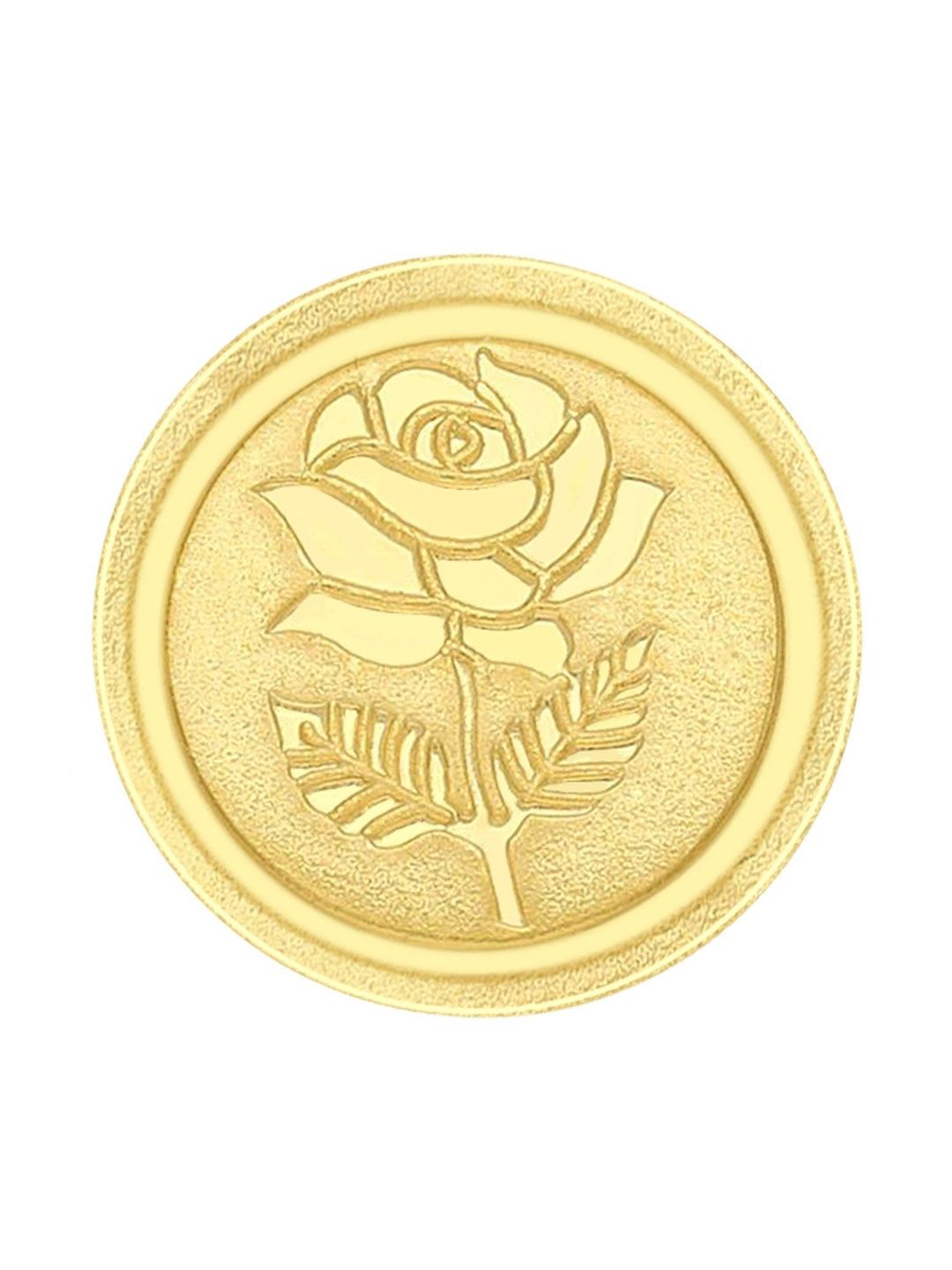 Malabar Gold & Diamonds Rose 999 Purity 24KT Gold Coin - 0.5g-picture-55