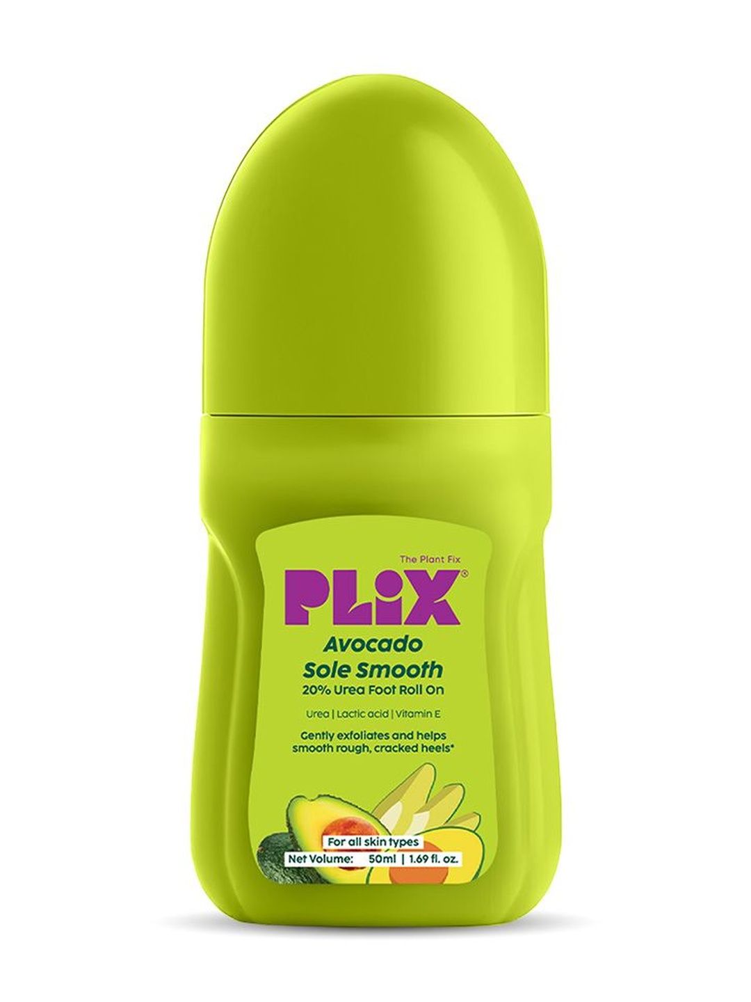 PLIX THE PLANT FIX Avocado Sole Smooth Roll-On- 50 ml-image-1