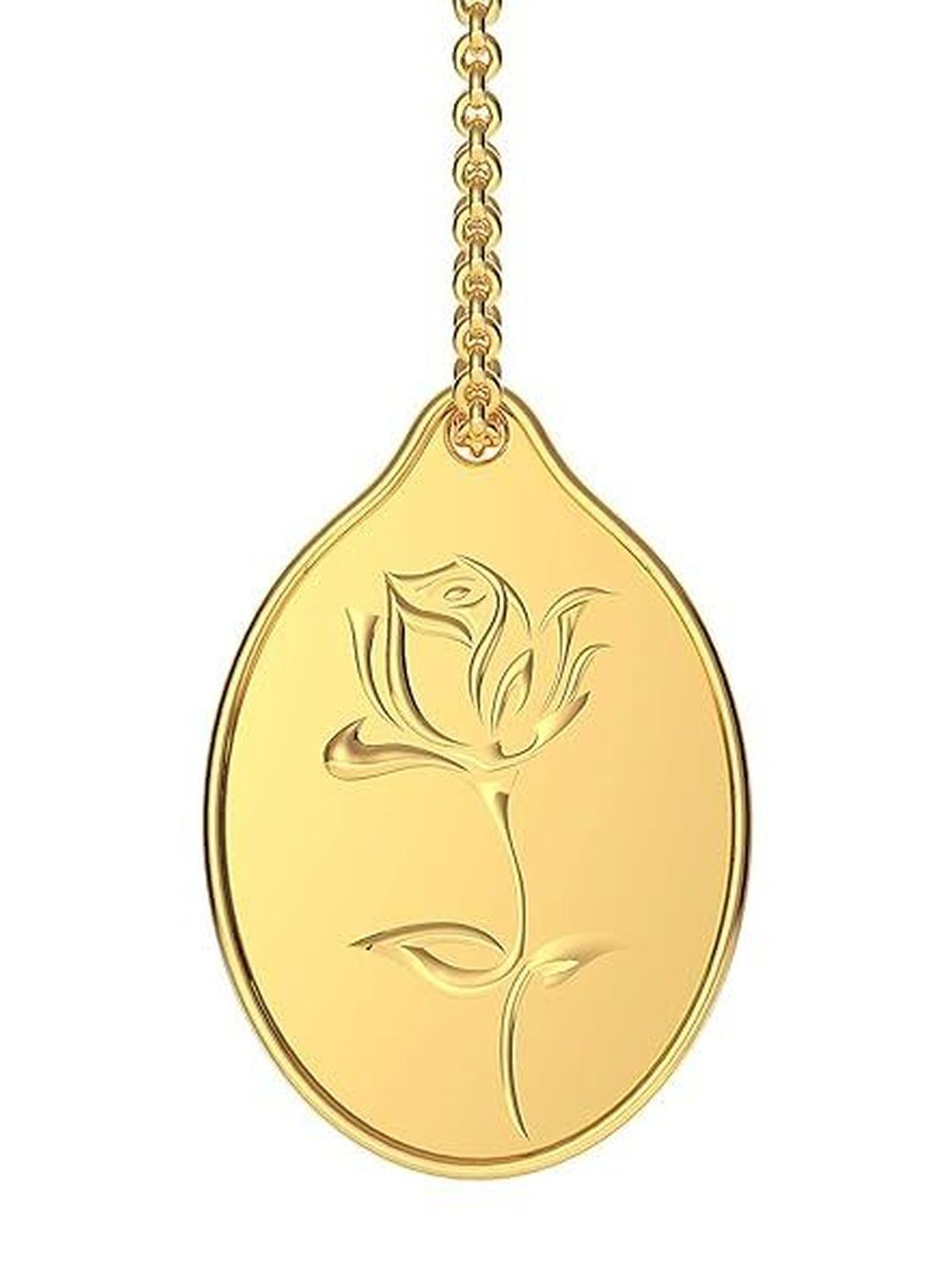 Malabar Gold & Diamonds 24KT Rose 999 Gold Coin Cum Pendant - 3g