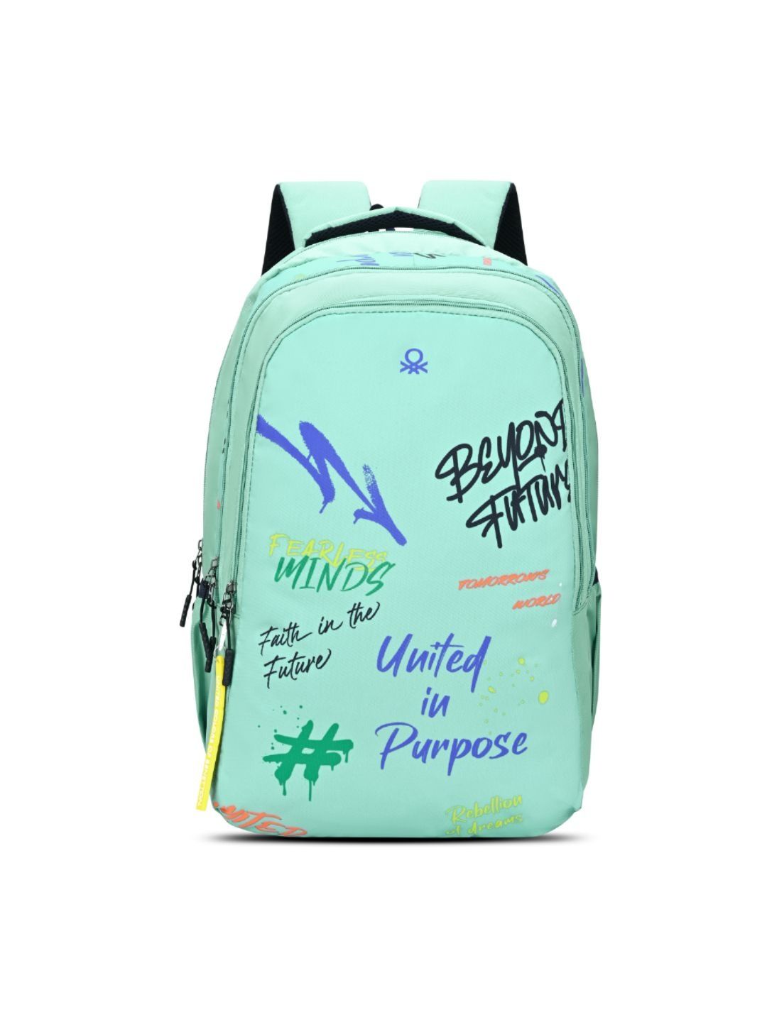 United Colors of Benetton Unisex Kids Typography Backpack-picture-57