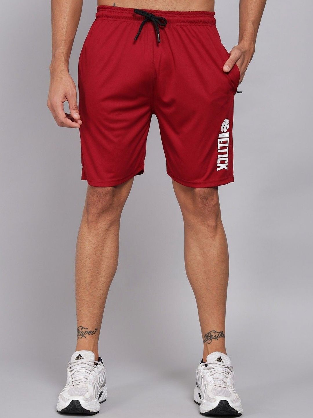 Veltick Men Typography Sports Shorts-picture-54