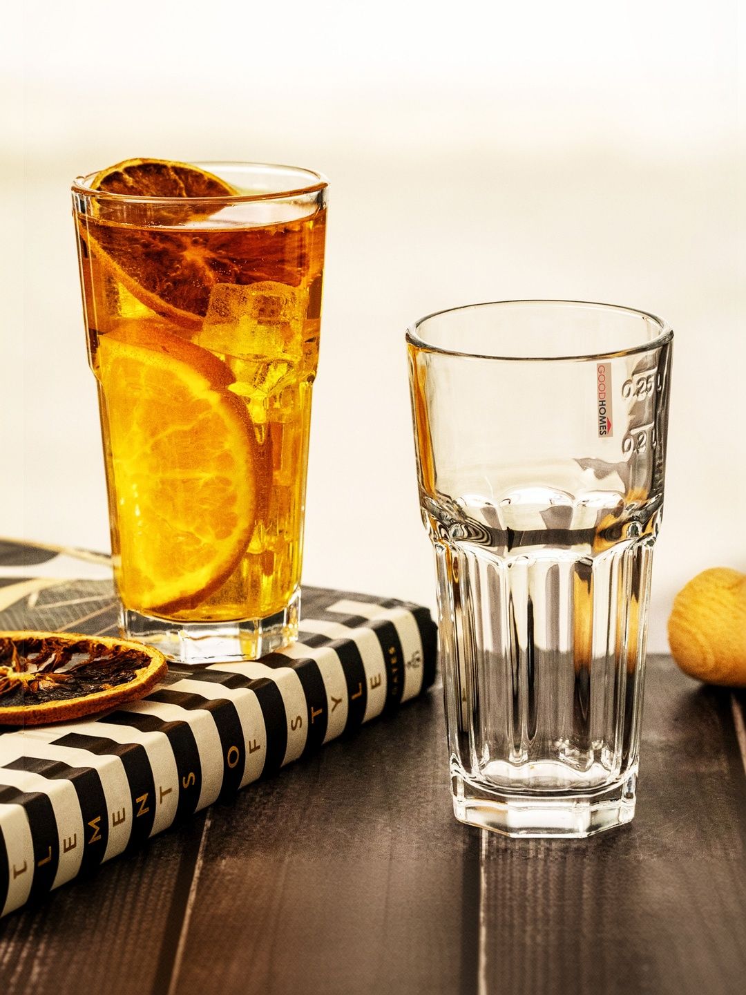 GOODHOMES Unisex Transparent Glass Water Glass-image-11
