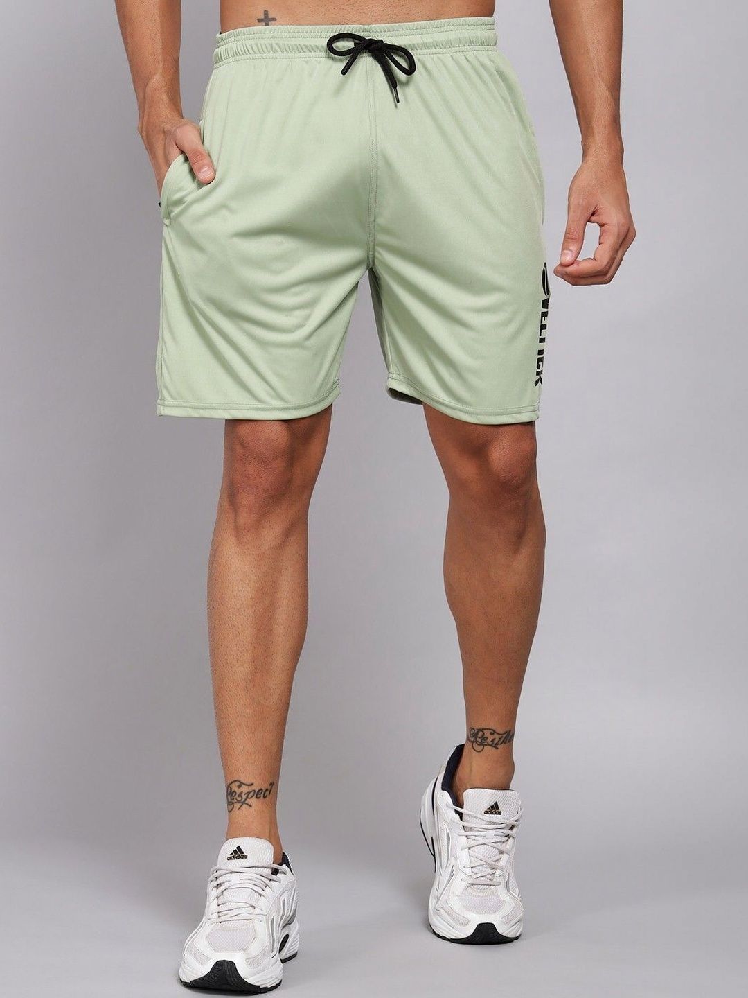 Veltick Men Typography Sports Shorts-picture-58