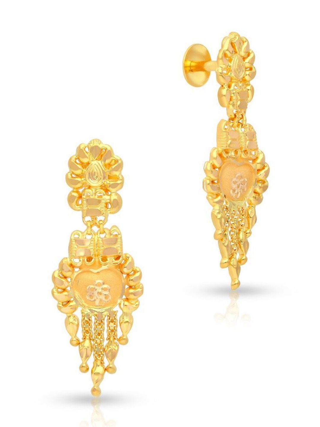 Malabar Gold & Diamonds 22 KT Gold Earring - 3.3 g-image-41