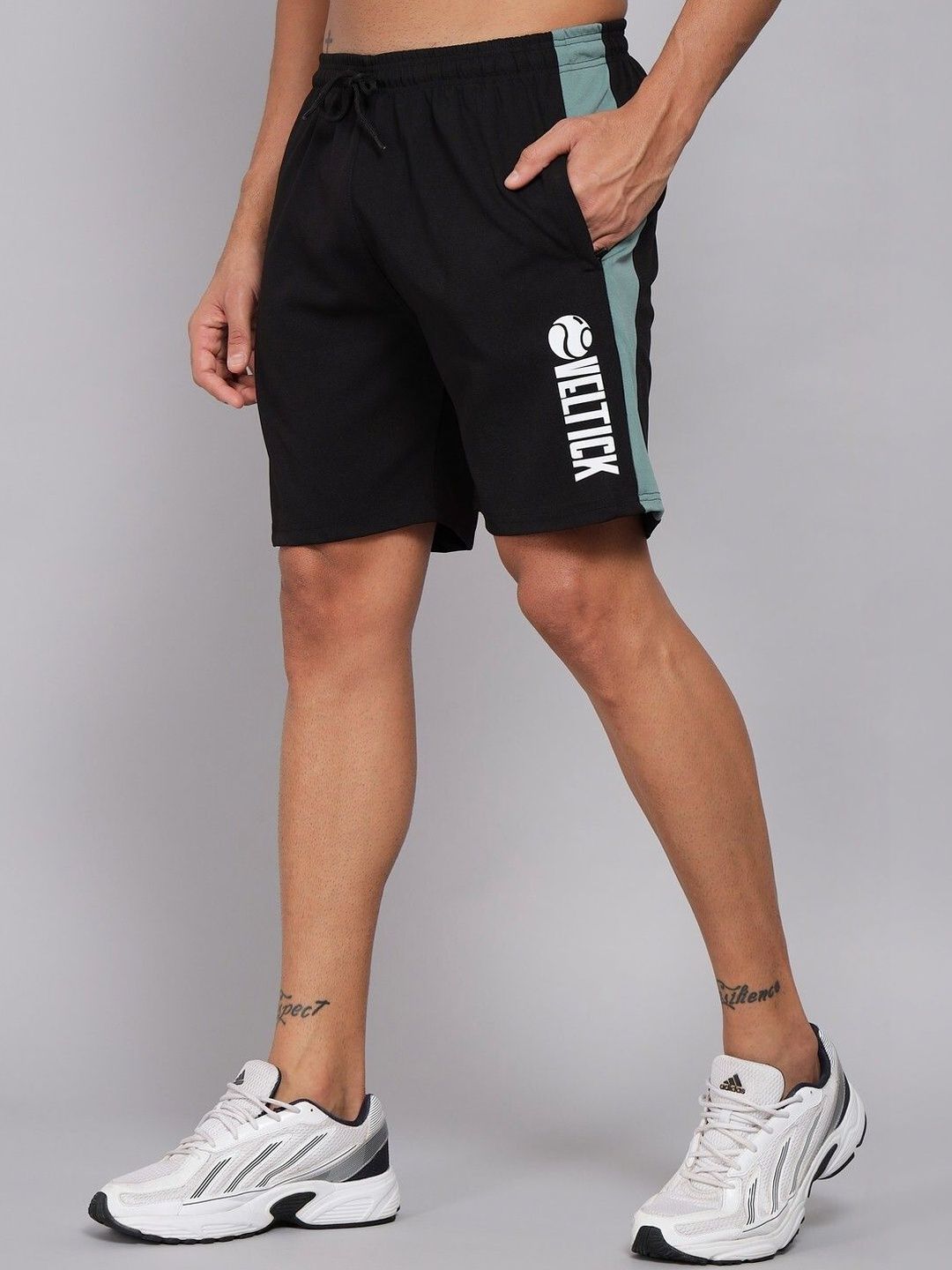 Veltick Men Colourblocked Sports Shorts Technology-picture-27