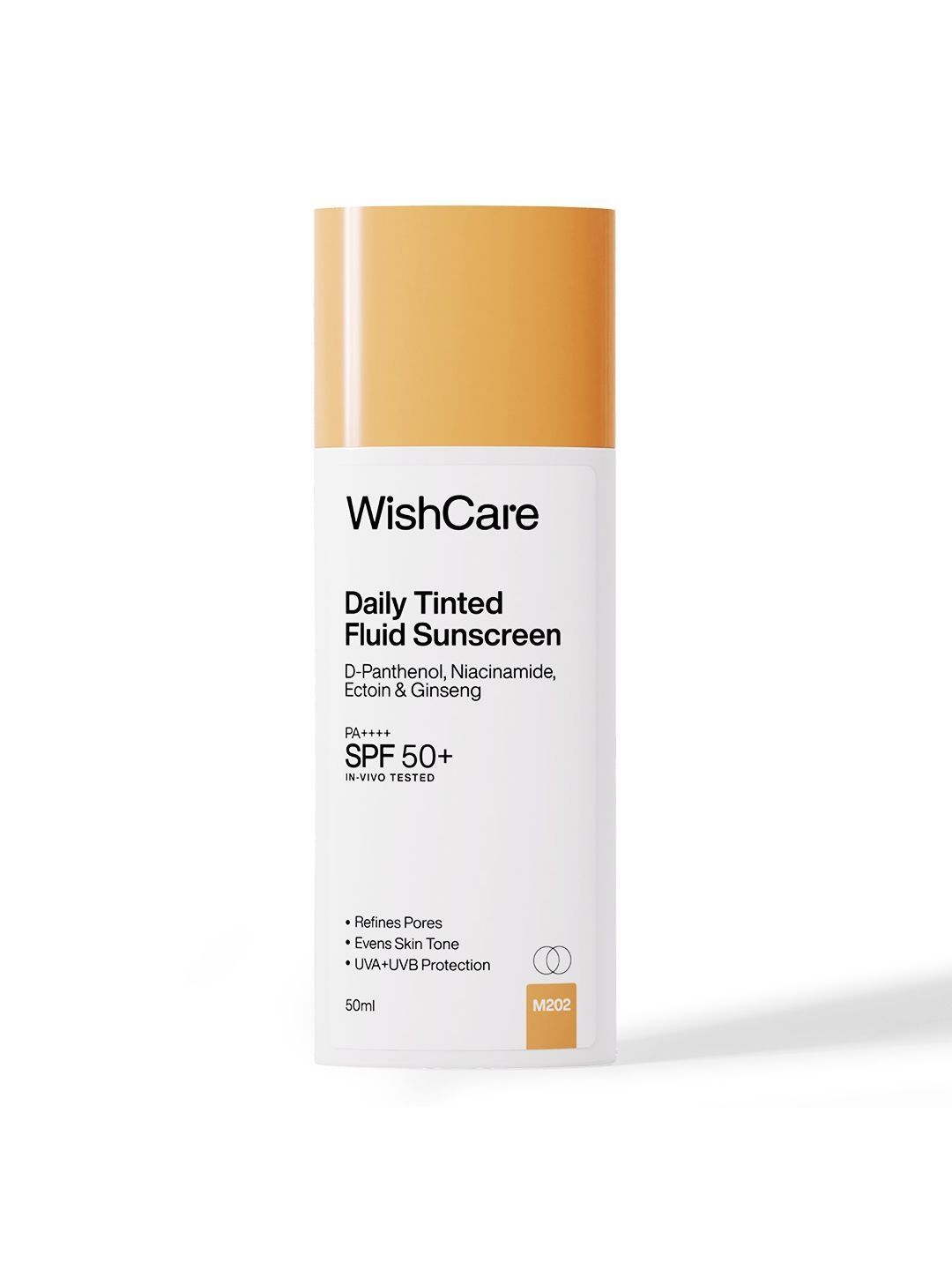WishCare Daily Tinted Fluid Sunscreen SPF50PA++++- 50 ml- M202-image-38