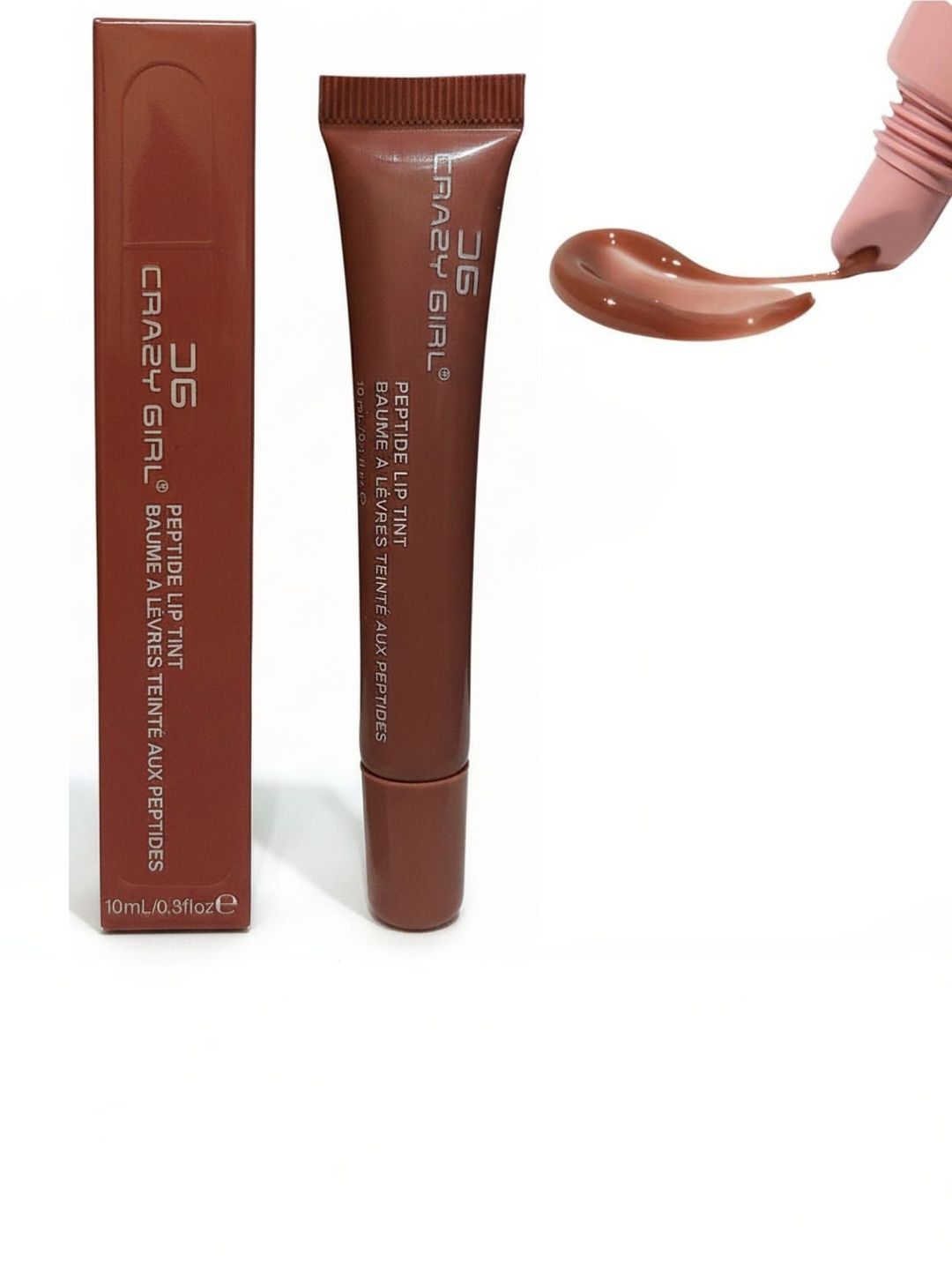 Crazy Girl Long Lasting Glossy Moistursing Liquid Lipgloss - Toast - 10ml-image-44