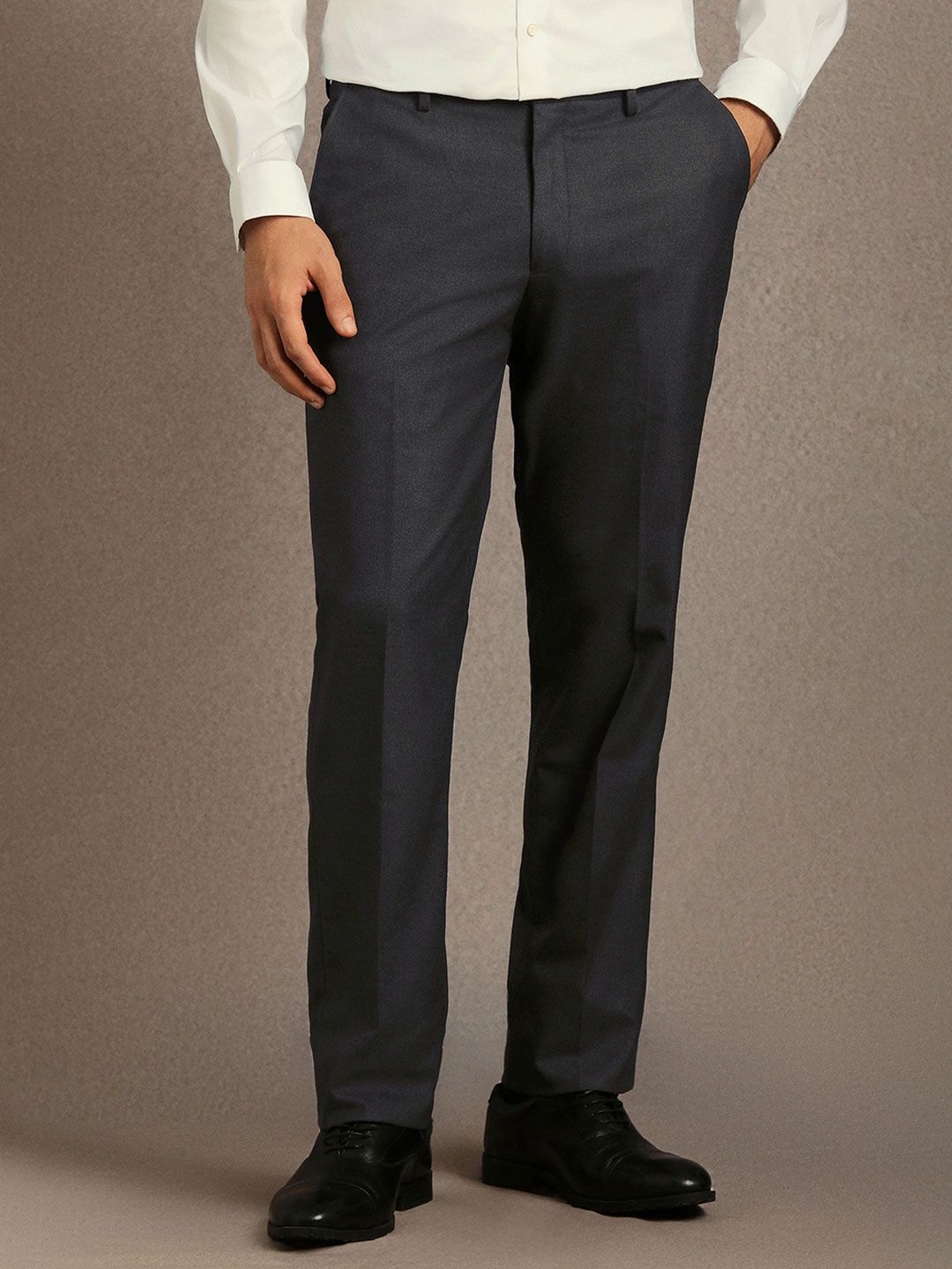 Louis Philippe Men Slim Fit Trousers-picture-52