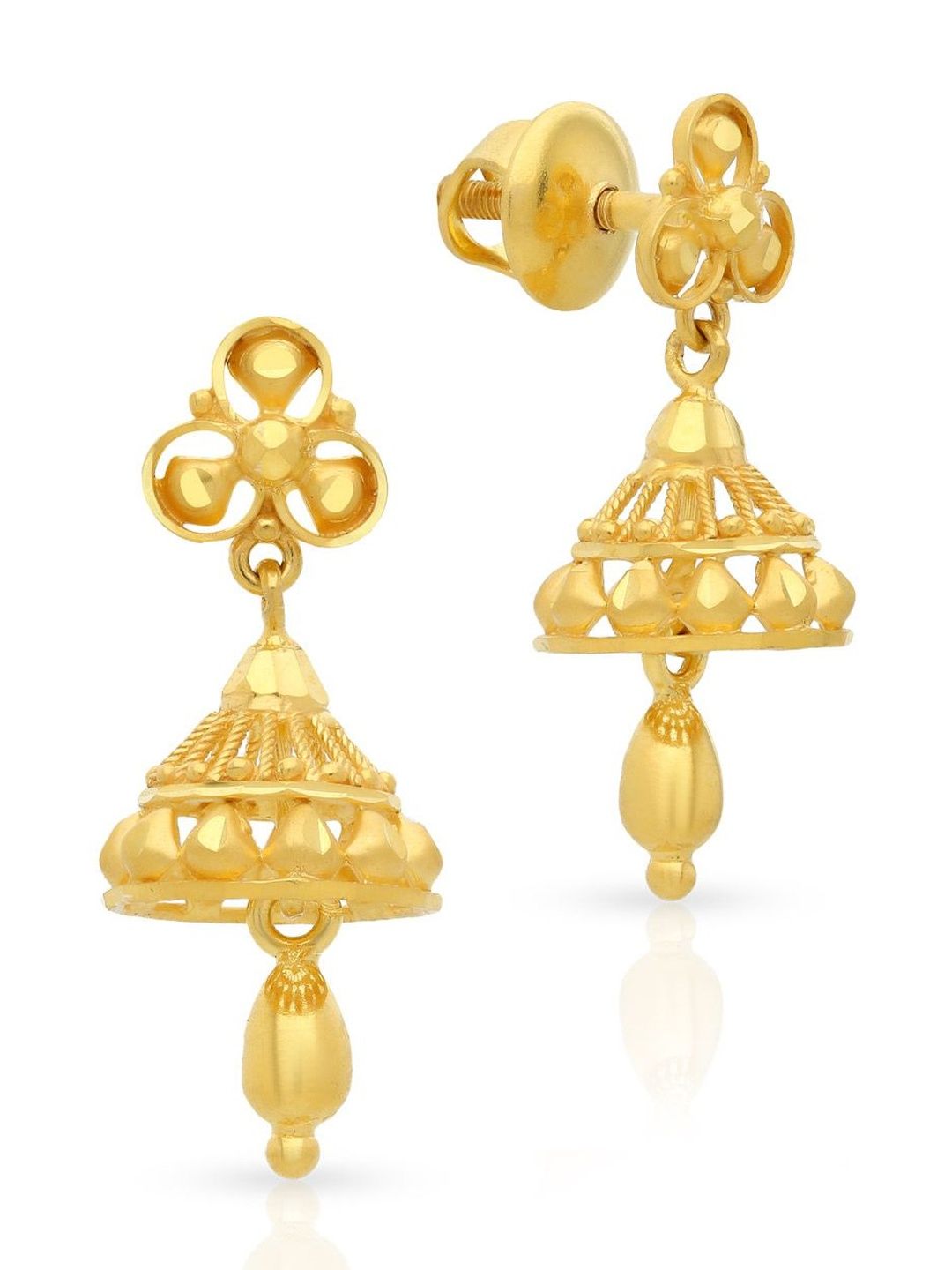 Malabar Gold & Diamonds 22 KT Yellow Gold Earring-4.11g-image-44
