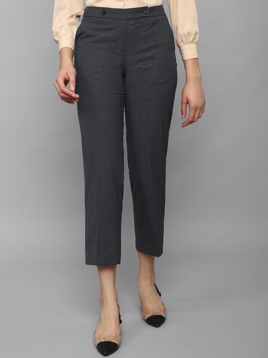 Women Mid-Rise Regular Fit Trousers