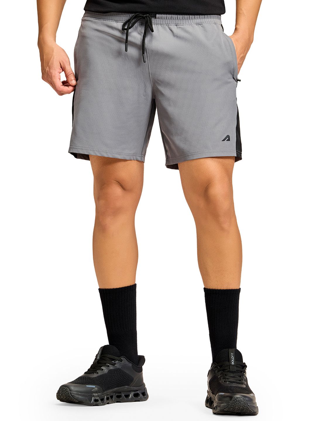 BOLDFIT Men Colourblocked Training or Gym Sports Shorts with Technology-picture-22