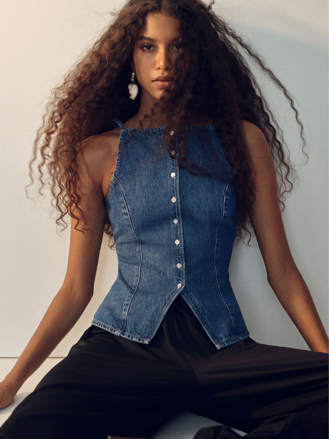 H&M Denim Waistcoat-picture-43
