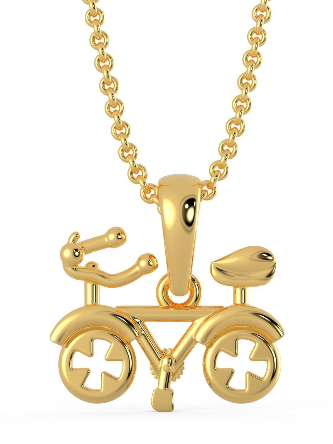 Malabar Gold & Diamonds 18 KT Pendant Gold - 1.07 g-picture-36
