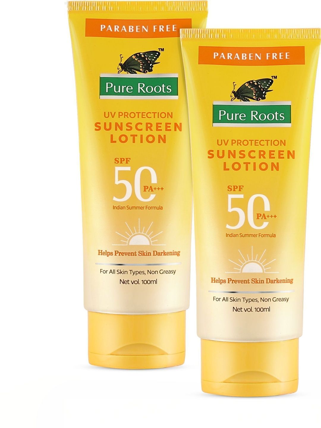 pure roots Set of 2 UV Protection Sunscreen Lotion - 100 ml Each-picture-33