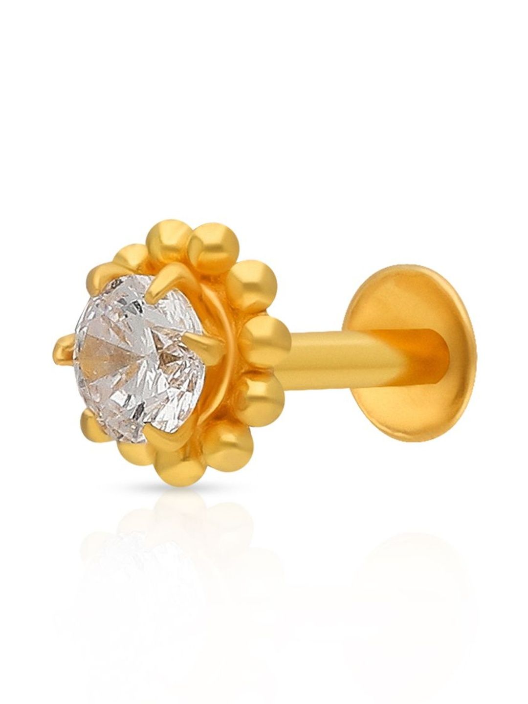 Malabar Gold & Diamonds 22KT Gold Nosepin Gold - 0.32 g-image-42