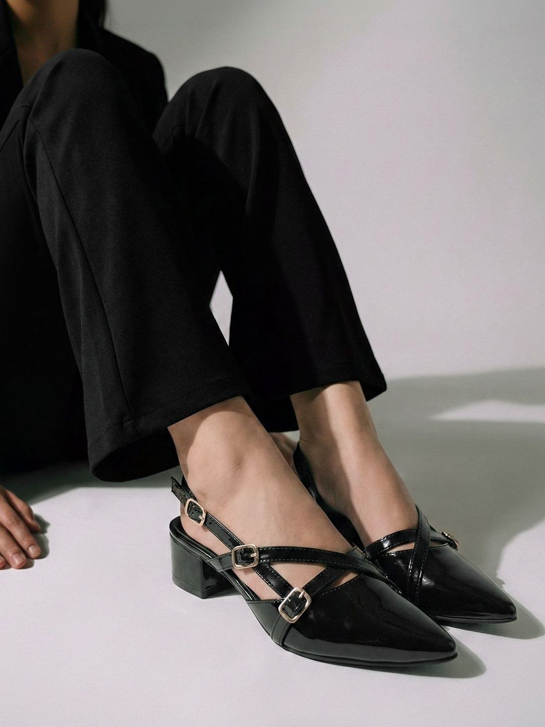 AVIVASTYLE Block Pumps with Buckles-picture-41
