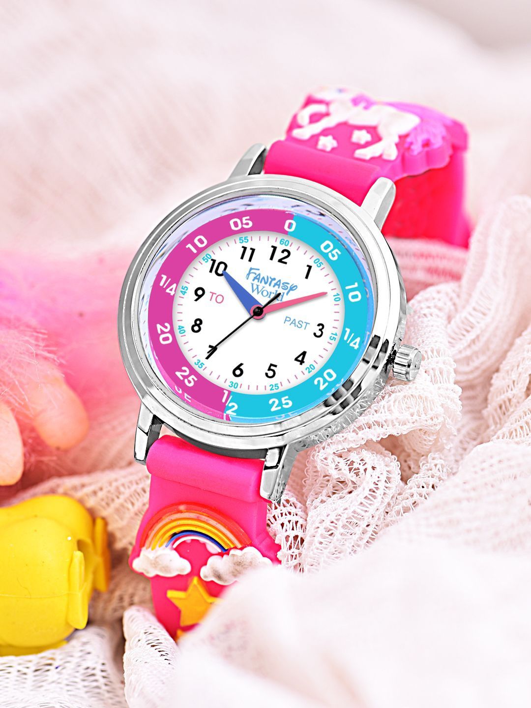 FLUID Unisex Kids Dial & Straps Analogue Watch Time Teacher 10