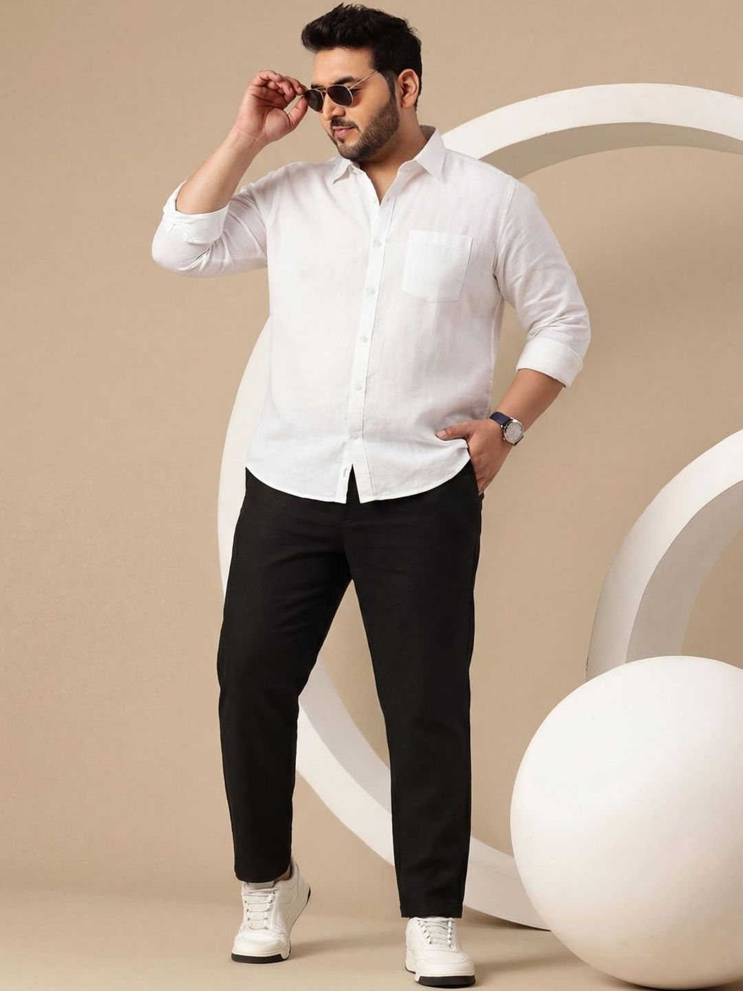 Sztori Men Relaxed Easy Wash Trousers-picture-19