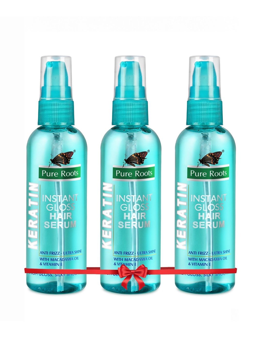 pure roots Set Of 3 Keratin Hair Serum - 100 ml Each-picture-25