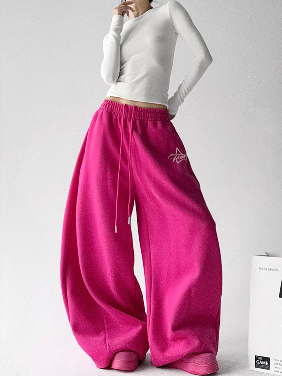 Suo Women Loose Fit Easy Wash Pleated Trousers-picture-37