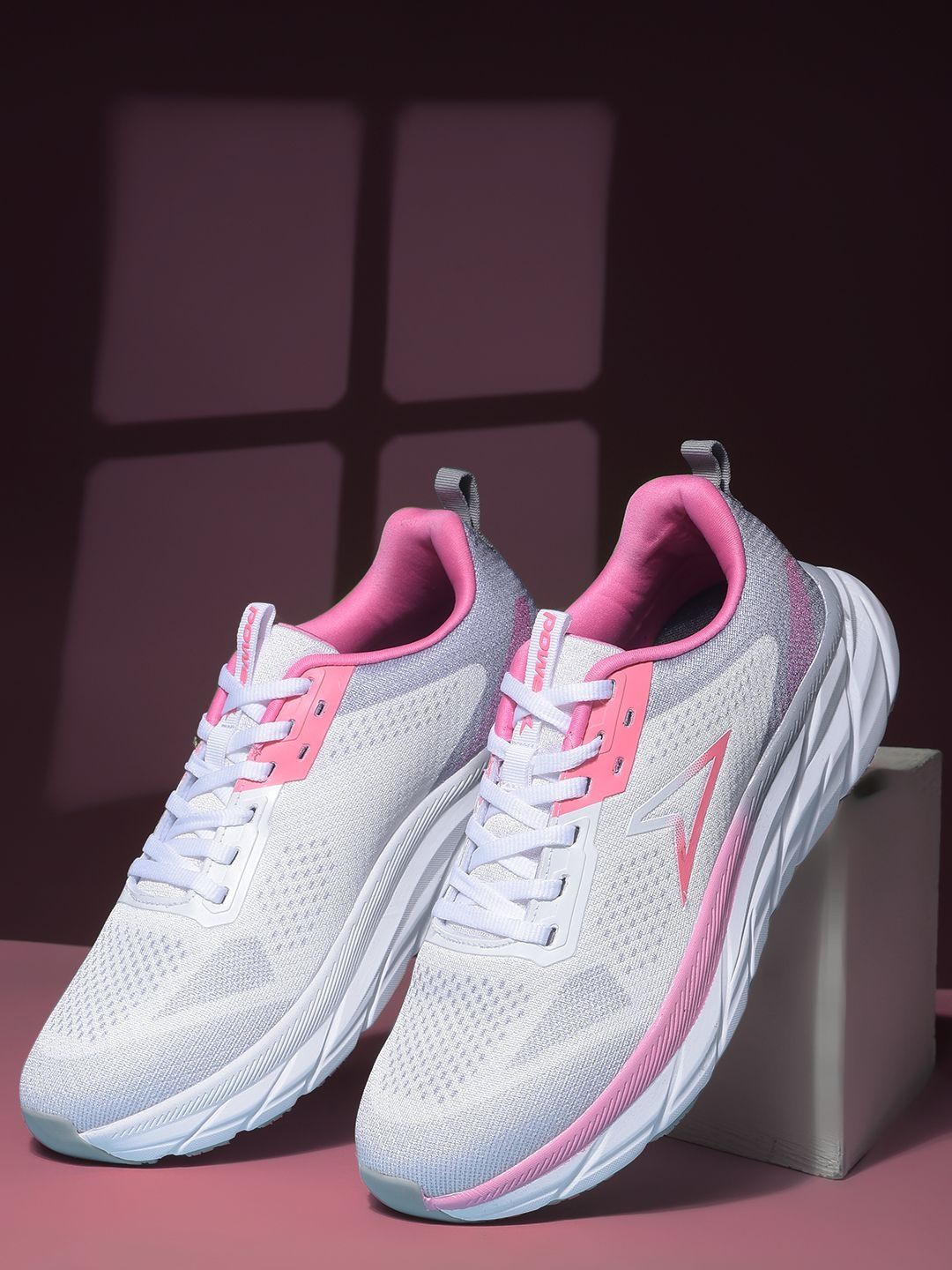 Power Women Mesh Running Non-Marking Shoes-image-36