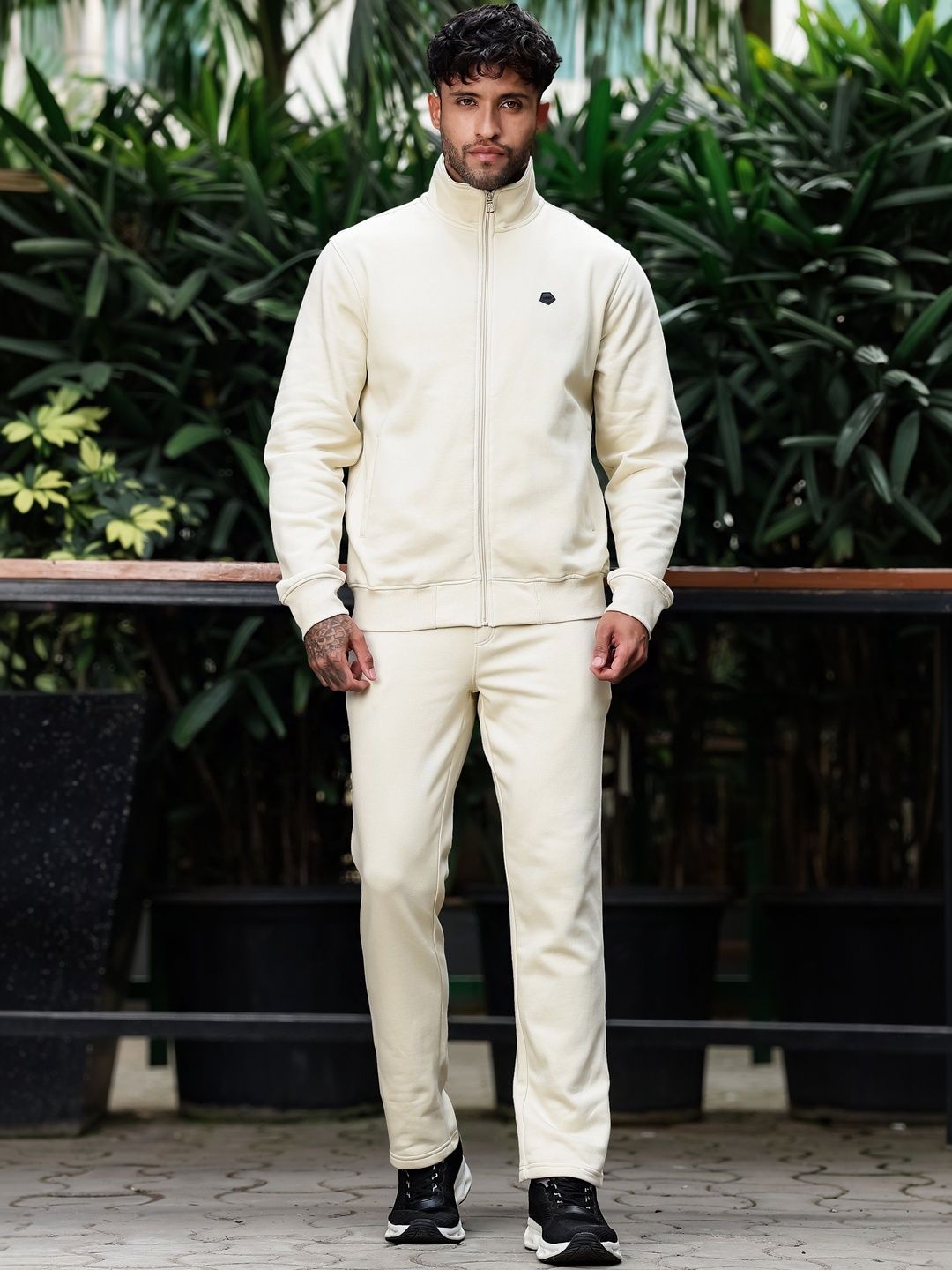 ONE SKY Men Mock Neck Tracksuits-picture-31