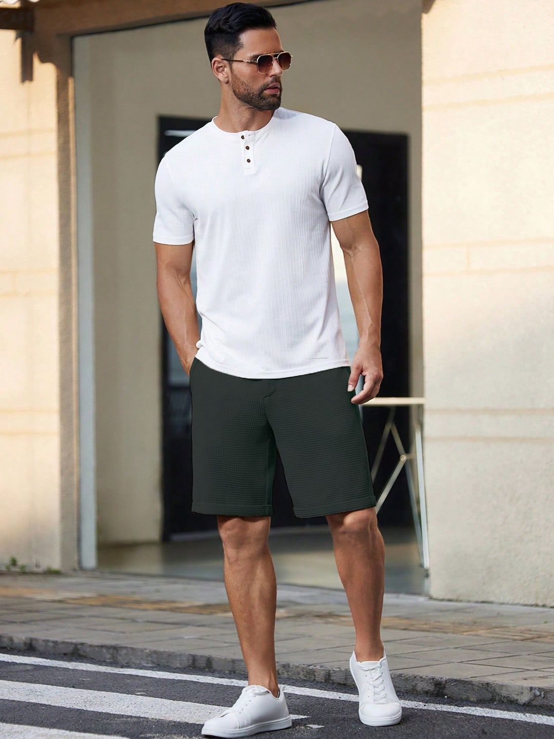 TAGDO FASHION Men Low-Rise Shorts-picture-36