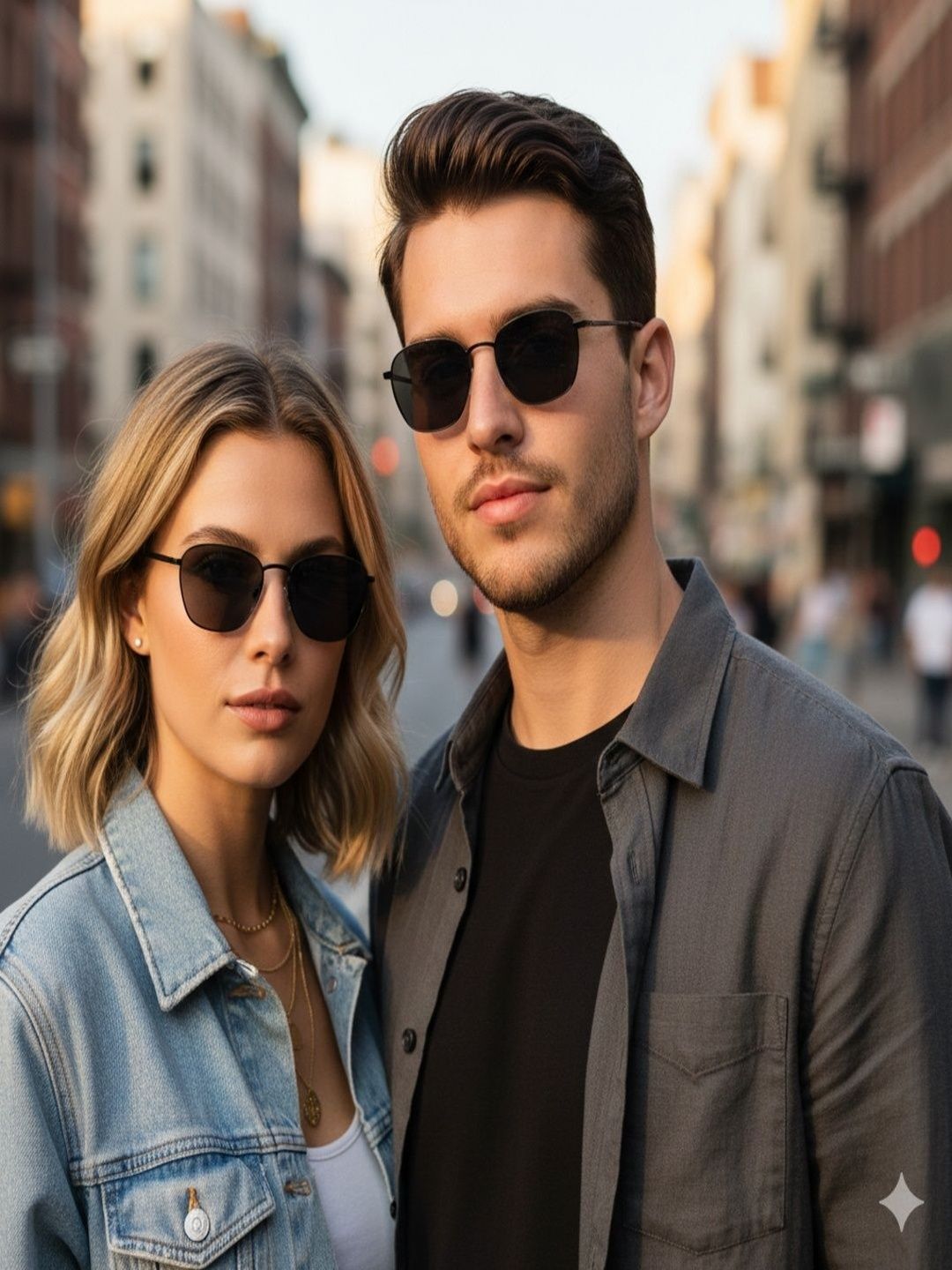 SZN Men Black Lens & Black Square Sunglasses with-image-48