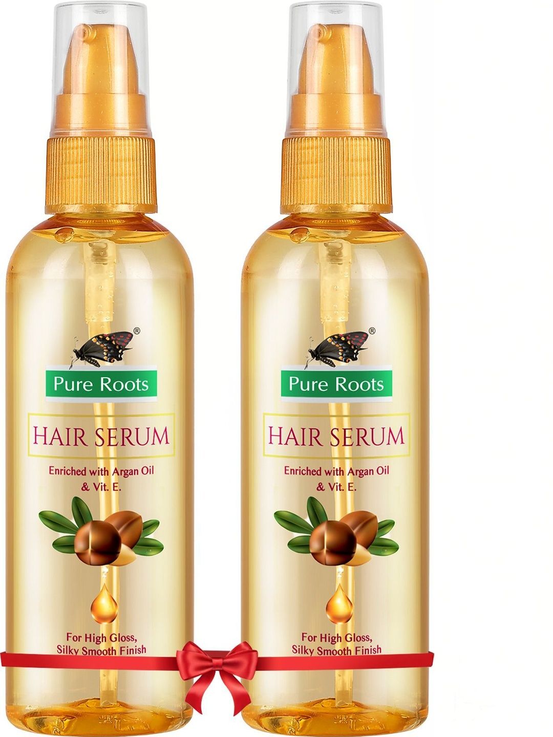 pure roots Set Of 2 Hair Serum With Argan Oil - 100 ml Each-picture-28