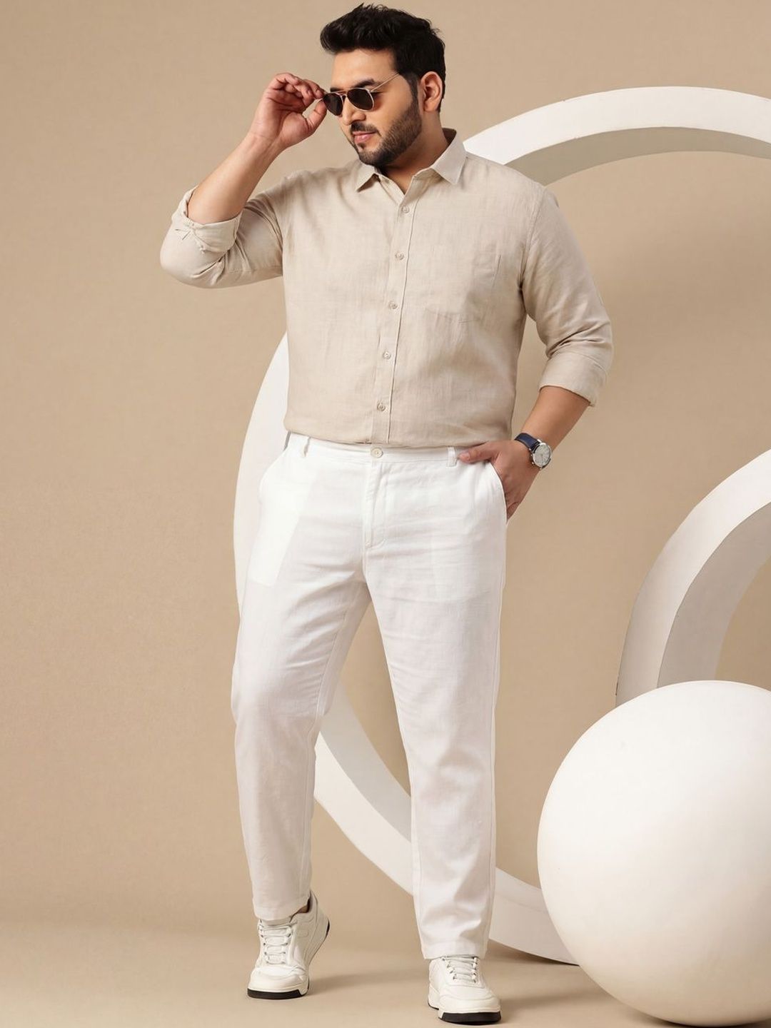 Sztori Men Relaxed Easy Wash Trousers-picture-19