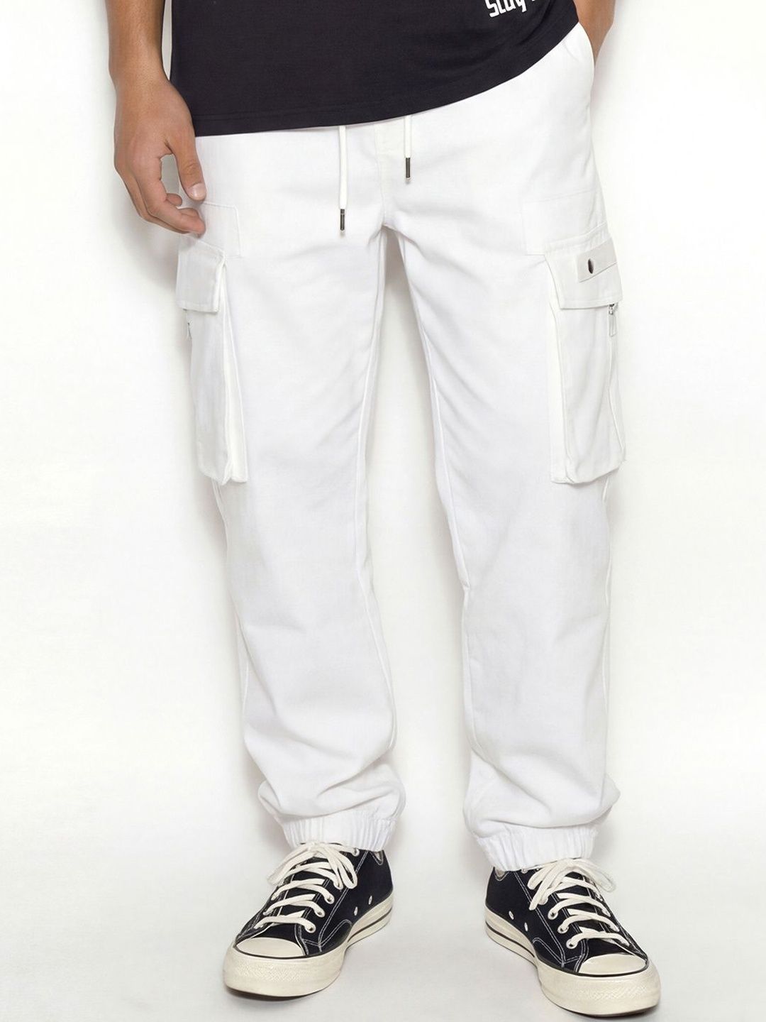 HIGHLANDER Men Easy Wash Cargos Trousers-picture-18